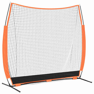 vidaXL Basebolln&auml;t f&ouml;r tr&auml;ning Svart 250 x 106,5 x 210 cm Polyester