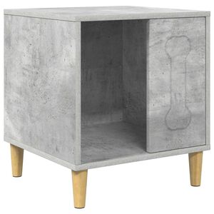 vidaXL Hundhus Betonggr&aring; 44 x 42 x 49 cm Konstruerat tr&auml;