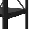 vidaXL Hyllsystem Svart Ek 60 x 30 x 155 cm Konstruerat tr&auml;