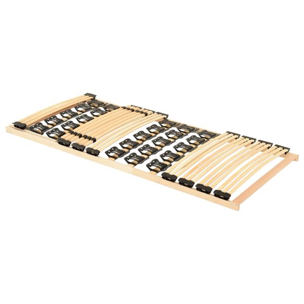 vidaXL Ribbotten med 38 ribbor justerbart huvudomr&aring;de 80x200 cm