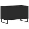 vidaXL Stereob&auml;nk svart 74,5x38x48 cm konstruerat tr&auml;