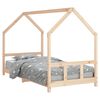 vidaXL S&auml;ngram f&ouml;r barn 90x190 cm massiv furu