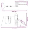 vidaXL Lekplats massiv furu