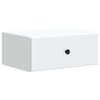 vidaXL V&auml;ggmonterat S&auml;ngbord Vit 49 x 34,5 x 20 cm Konstruerat tr&auml;