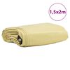 vidaXL Presenning 650g / m² Beige 1,5 x 2 m Canvas med PVC-beläggning