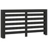 vidaXL Radiatorlock Svart 175 x 20 x 82 cm Konstruerat tr&auml;