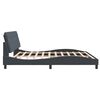 vidaXL Bed Frame without Mattress Dark Grey 200x200 cm Velvet