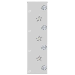 vidaXL Rullgardin f&ouml;r dusch 60x240 cm tyg bredd 56 cm