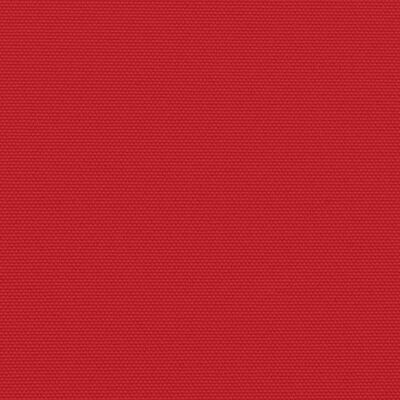 vidaXL Infällbar sidomarkis röd 140x1000 cm