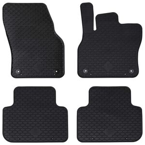 vidaXL Bilmatta 4 pcs Svart passar Audi Q3 TPE
