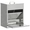 vidaXL Kyckling Trampmatare Silver 33 x 42 x 40 cm 10 kg