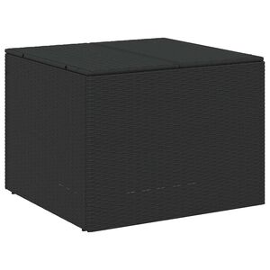 vidaXL Dynbox svart 291L konstrotting
