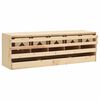 vidaXL V&auml;rprede 5 fack 117x33x38 cm massiv furu