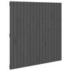 vidaXL V&auml;ggmonterad huvudgavel gr&aring; 108x3x110 cm massiv furu