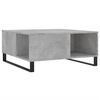 vidaXL Soffbord betonggr&aring; 80x80x36,5 cm konstruerat tr&auml;