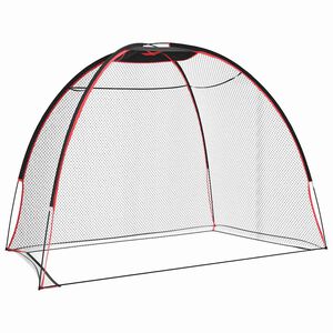 vidaXL Golf Tr&auml;ningshj&auml;lp Svart 314 x 150 x 206 cm Polyester