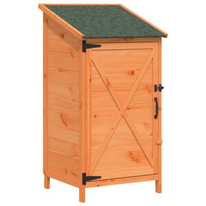 vidaXL Tr&auml;dg&aring;rdshus Brun 59,5 x 56 x 113,5 cm Massivt Furu