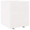 vidaXL Odlingsl&aring;da vit 60x60x72,5 cm massiv furu