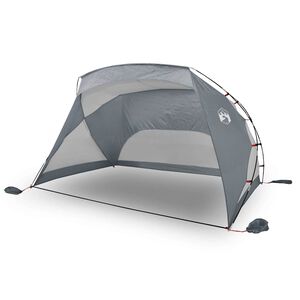 vidaXL Strandt&auml;lt gr&aring; 274x178x170/148 cm 185T polyester
