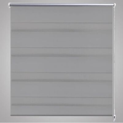 Rullgardin randig grå 50 x 100 cm transparent