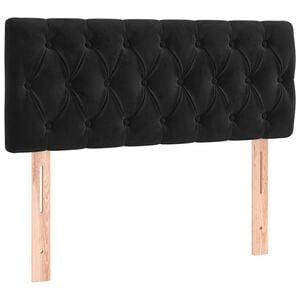 vidaXL S&auml;nggavel svart 90x7x78/88 cm sammet
