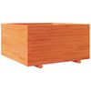 vidaXL Odlingsl&aring;da vaxbrun 90x90x49,5 cm massiv furu