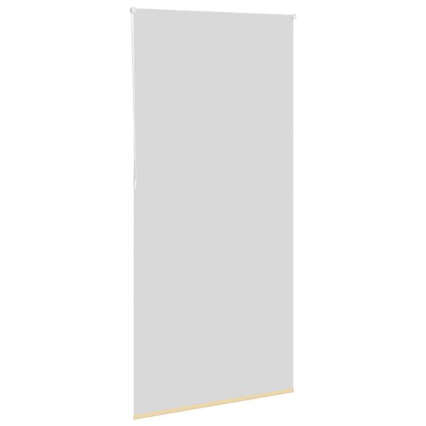 vidaXL Rullgardin m&ouml;rkl&auml;ggningsbeige 90x230 cm tyg bredd 85,7 cm