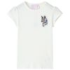 T-shirt f&ouml;r barn ecru 116
