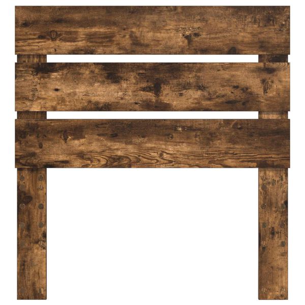 vidaXL Huvudgavel R&ouml;kt ek 90 cm Konstruerat tr&auml;