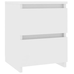 vidaXL S&auml;ngbord vit 30x30x40 cm konstruerat tr&auml;
