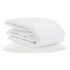 vidaXL Sommar Duvet med kudde 2 st Vit Dunfj&auml;der