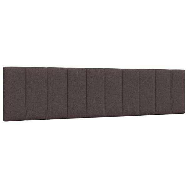vidaXL Headboard Cushion "Hanko" Dark Brown 200 cm Fabric