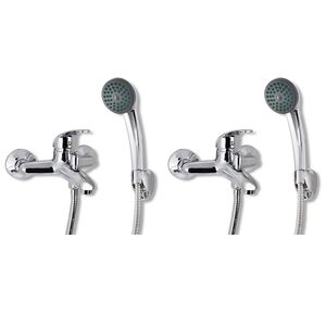 vidaXL Duschblandare 2 st