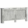 vidaXL Radiatorlock Betonggr&aring; 172 x 19 x 81,5 cm Konstruerat tr&auml;
