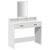 vidaXL Smyckebord Vit 100 x 41 x 140 cm Konstruerat tr&auml;