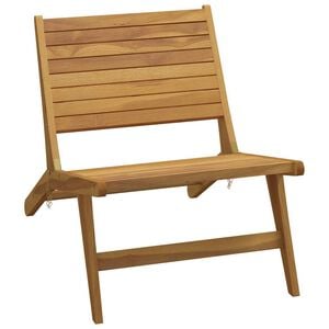 vidaXL Tr&auml;dg&aring;rdsstol massiv teak