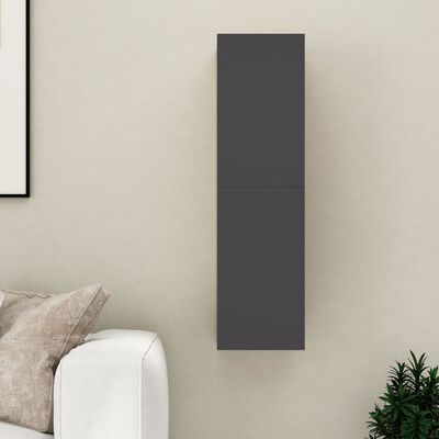 vidaXL TV-skåp grå 30,5x30x110 cm konstruerat trä