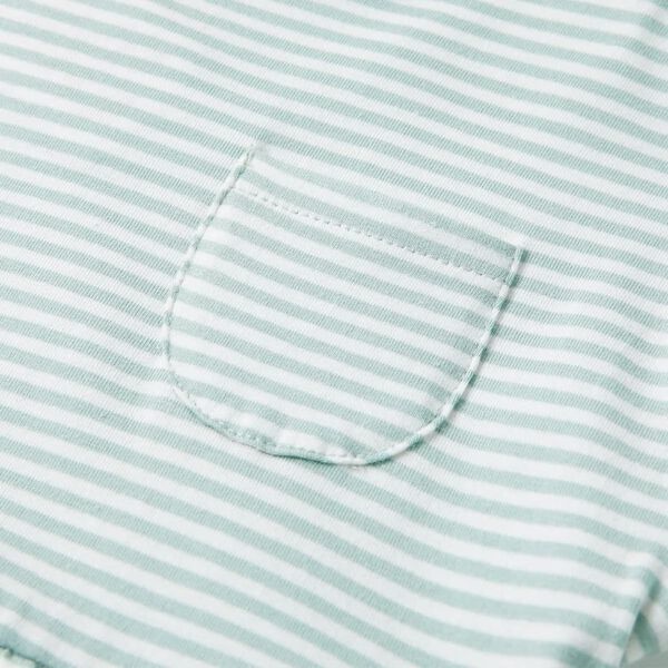 Barnklänning med volanger mintgrön 140