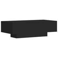 vidaXL Soffbord svart 100x49,5x31 cm konstruerat trä