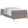 vidaXL S&auml;ngram Taupe 80 x 200 cm tyg