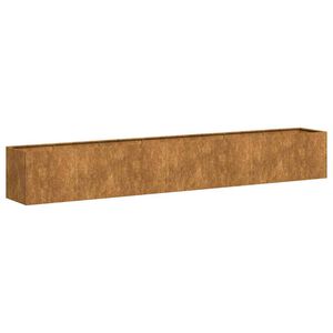 vidaXL Planteringsk&auml;rl rostig 280x40x40 cm v&auml;derbest&auml;ndigt st&aring;l