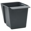 vidaXL Bloml&aring;dor f&ouml;r Euro-pallar 12 pcs Gr&aring; 13,5 x 9 x 9,5 cm