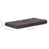 vidaXL Dyna till pallsoffa bomull 120x80x10 cm antracit