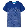 T-shirt f&ouml;r barn m&ouml;rkbl&aring; 140