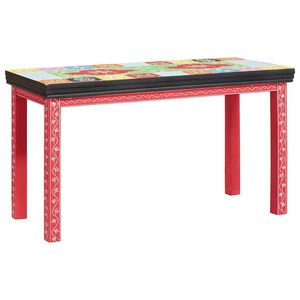vidaXL Sidobord 2 st Flerf&auml;rgsdesign 90 x 40 x 50 cm