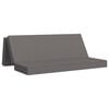 vidaXL F&auml;llbar Soffbed 200 x 67 x 45 cm Ljusgr&aring;