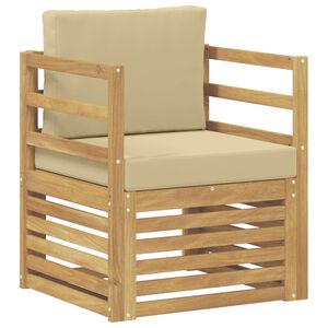 vidaXL Utomhussoffa Polyester Vit