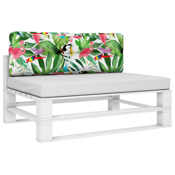 vidaXL Palldyna flerf&auml;rgad 120x40x12 cm tyg