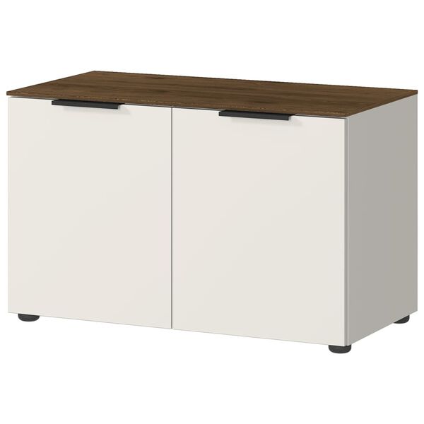 Germania Skob&auml;nk GW-California 40x75x48 cm cashmere och valn&ouml;t