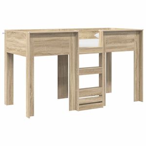 vidaXL K&ouml;ksb&auml;dd f&ouml;r barn Sonoma-ek 75 x 190 cm Konstruerat tr&auml;